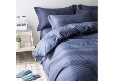 Постельное бельё евро 200*220 страйп-сатин люкс на резинке (18631) Постельное бельё евро 200*220 страйп-сатин люкс на резинке (18631)