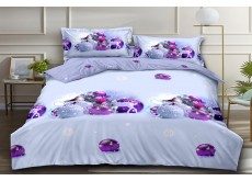 Постельное белье полуторное 150*220 ранфорс на молнии (21713)