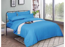 Постельное белье двуспальное 180*220 страйп-сатин люкс 4 наволочки (16884) TM KRISPOL Украина