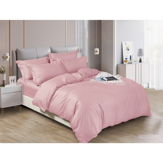 Двуспальный комплект постельного белья евро 200*220 сатин (17669) TM КРИСПОЛ Украина