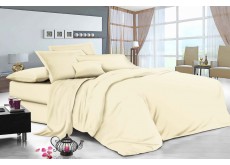 Двуспальный комплект постельного белья евро 200*220 ранфорс на молнии (21828)