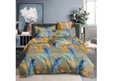 Полуторний комплект постільної білизни 150*220 сатин (20516) TM КРИСПОЛ Україна Полуторний комплект постільної білизни 150*220 сатин (20516) TM КРИСПОЛ Україна