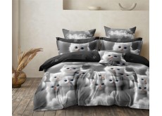 Полуторний комплект постільної білизни на блискавці 150*220 Сатин Люкс (23619) Полуторний комплект постільної білизни на блискавці 150*220 Сатин Люкс (23619)