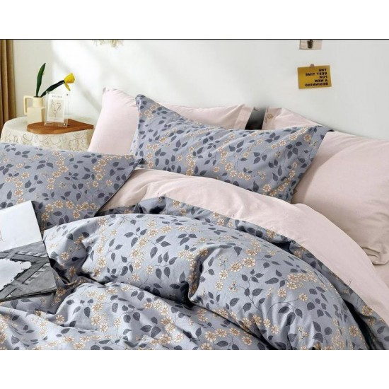 Двоспальний комплект постільної білизни на блискавці євро 200*220 Сатин Люкс (23636) Двоспальний комплект постільної білизни на блискавці євро 200*220 Сатин Люкс (23636)