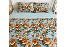 Постельное белье двуспальное евро 200*220 3D премиум ранфорс (24294)