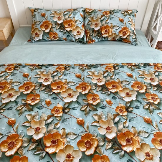 Постельное белье семейное 3D премиум ранфорс (24307)