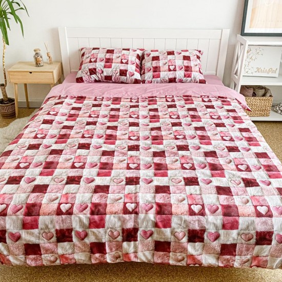 Постільна білизна полуторна 150*220 3D преміум ранфорс (24263)