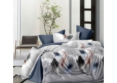 Семейный комплект постельного белья на молнии Сатин Люкс