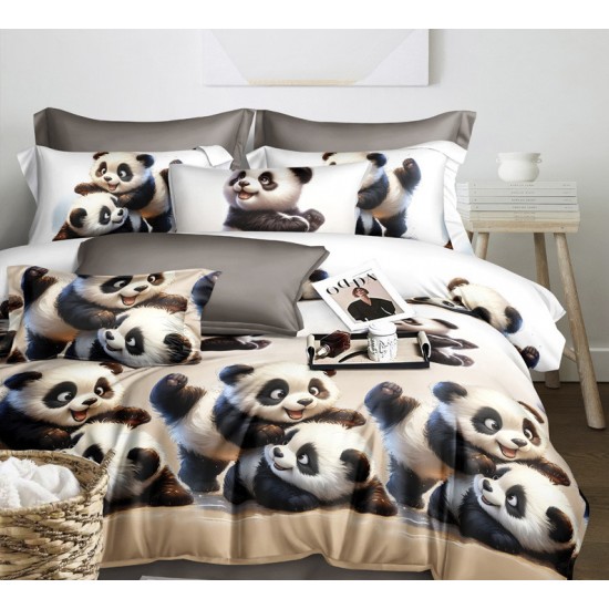 Постельное белье полуторное 150*220 ранфорс на молнии