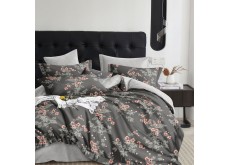 Семейный комплект постельного белья на молнии Сатин Люкс