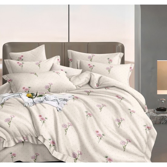 Постельное белье полуторное 150*220 ранфорс на молнии