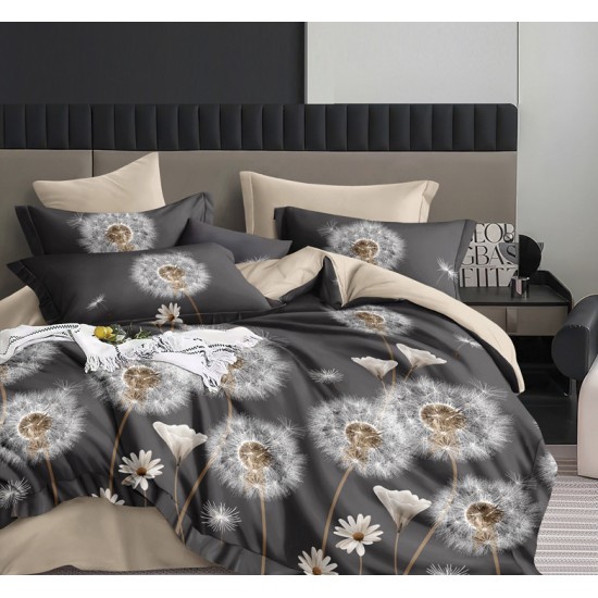 Постельное белье полуторное 150*220 ранфорс на молнии