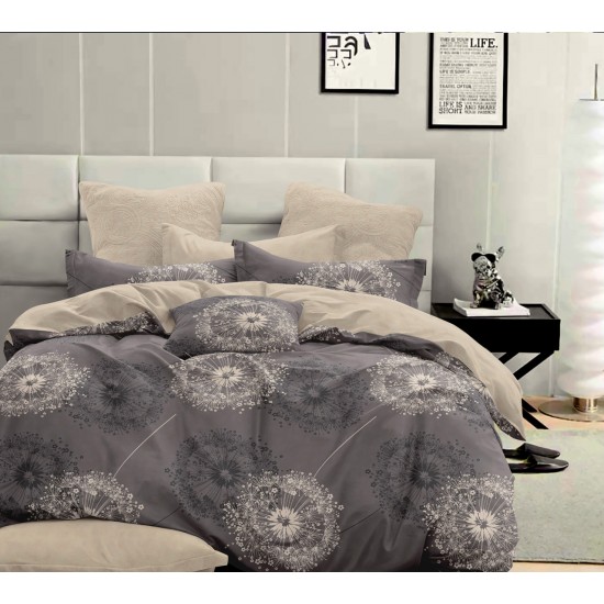 Двуспальный комплект постельного белья евро 200*220 ранфорс на молнии