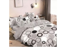 Двуспальный комплект постельного белья евро 200*220 ранфорс на молнии