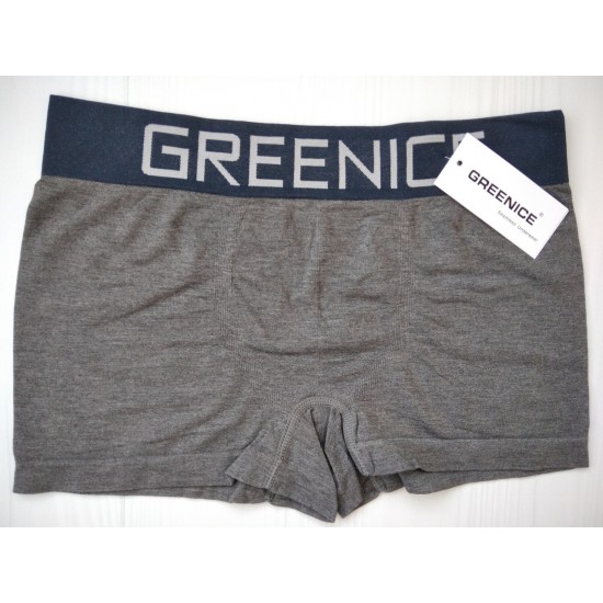 Боксеры мужские Greenice бесшовные серые синий пояс XL\XXL 4430 Боксеры мужские Greenice бесшовные серые синий пояс XL\XXL 4430