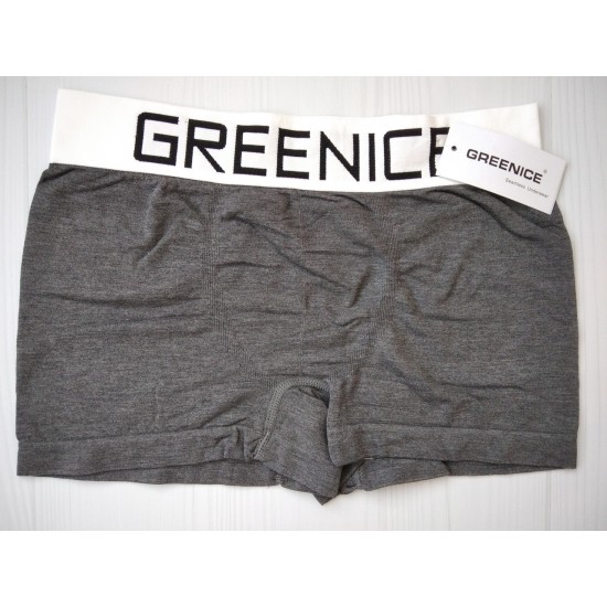Боксеры мужские Greenice бесшовные серые белый пояс XL\XXL 4430 Боксеры мужские Greenice бесшовные серые белый пояс XL\XXL 4430