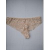 Трусики стрінги мереживо бежевий XL 46 5155