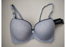 Бюстгальтер HAN гладкий светло-голубой 75С 2007