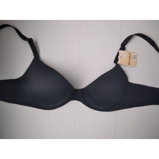 Бюстгальтер Donafen безшовний push up чорний 80В 5171