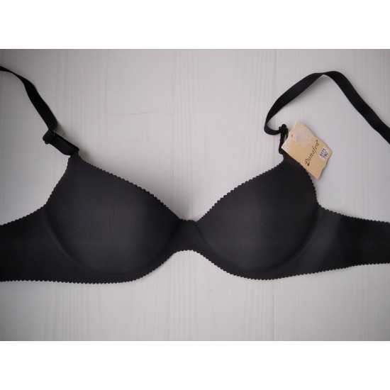 Бюстгальтер Donafen безшовний push up чорний 75С 5171