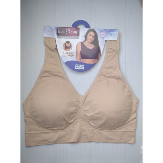 Топ Blue Rose маечкой микрофибра бежевый 5XL 7073