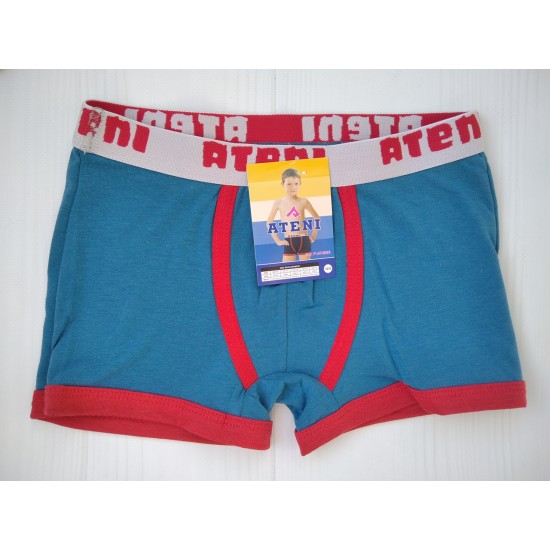 Трусики боксери дитячі ATENI бавовна синій 110\116
