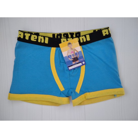 Трусики боксери дитячі ATENI бавовна блакитний 110\116