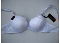 Бюстгальтер Luerrose мереживо подвійний push up білий 85B 909