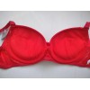 Бюстгальтер YYG кружево наполовину чашки push up красный 80В 8317