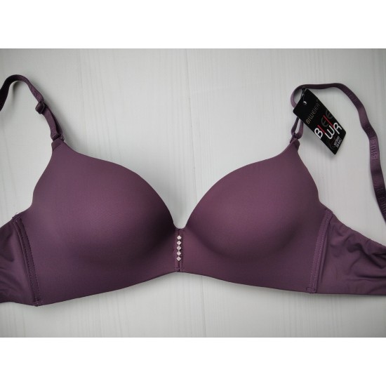 Бюстгальтер Biweier безшовний без кісточок сливовий 80B 30005