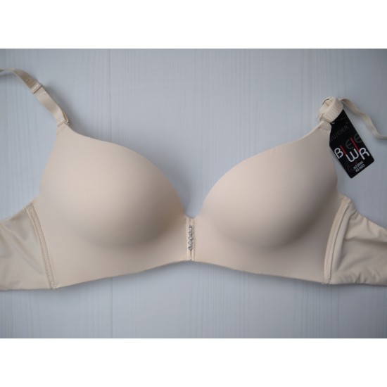 Бюстгальтер Biweier безшовний без кісточок бежевий 90D 30005