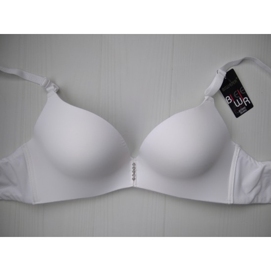 Бюстгальтер Biweier безшовний без кісточок білий 85С 30005
