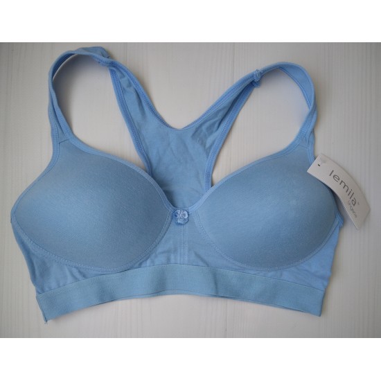 Топ Lemila спортивный борцовка голубой 80С 3507