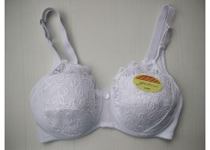 Бюстгальтер Yalisi на тонком поролоне кружево белый 95Е 8125