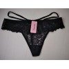 Трусики стринги Lemila кружево черный L 37637