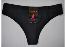 Трусики стринги Lulola бесшовные черный L 48 335