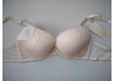 Бюстгальтер WeiyeSi push up gel мереживо бежевий 80С 7039