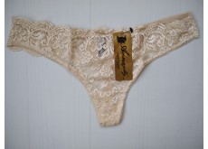 Трусики стринги Annajolly кружевные бежевый L 7313