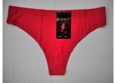 Трусики стринги Lulola бесшовные красный L 48 335