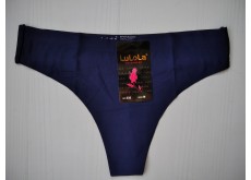 Трусики стринги Lulola бесшовные синий M 46 335