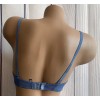 Бюстгальтер WeiyeSi push up gel кружево синий 80С 7039