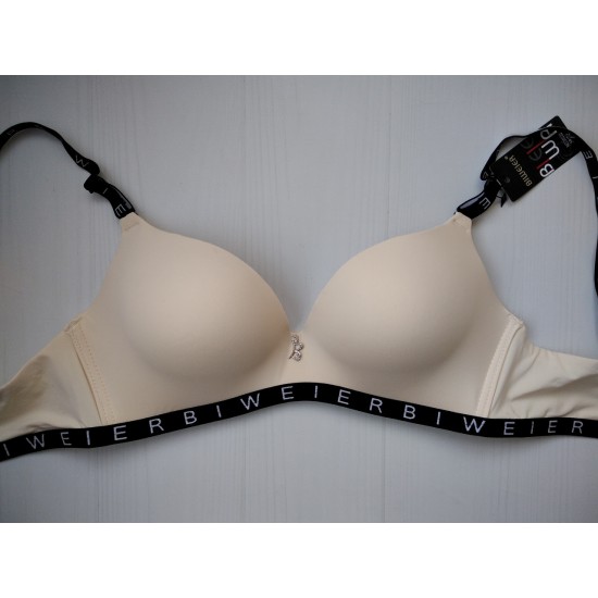 Бюстгальтер Biweier спортивний без кісточок бежевий 90С 30232