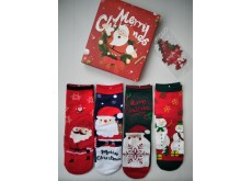 Набор новогодних носков Золото женские 36-41 2233