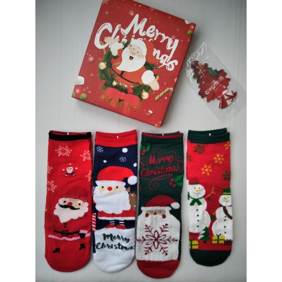 Набор новогодних носков Золото женские 36-41 2233