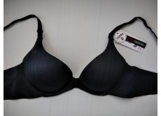 Бюстгальтер Miss Luna безшовний push up рука Адама чорний 80В 8506