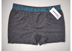 Боксеры мужские Greenice бесшовные серые голубой пояс M\L 4460