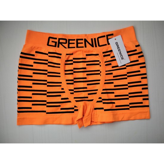 Боксеры мужские Greenice бесшовные оранжевый M\L 4631