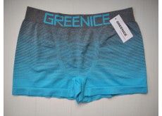 Боксеры мужские Greenice бесшовные бирюзовый с серым M\L 4585