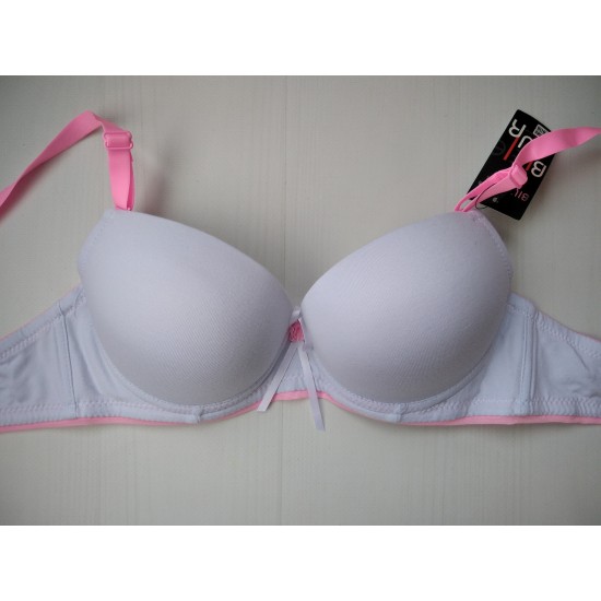 Бюстгальтер Biweier подвійний  push-up бавовна білий 85В 30068