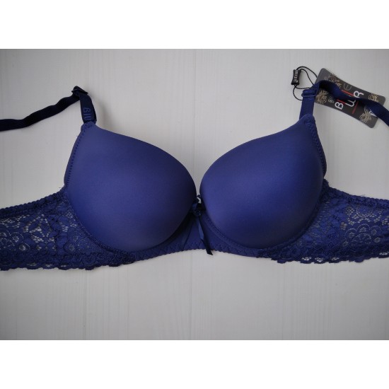 Бюстгальтер Biweier пуш-ап синій 80С 81495